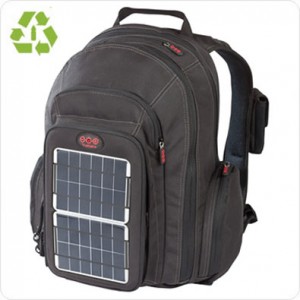 Rucsac solar cu celule fotovoltaice pentru laptop