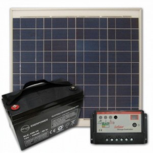 Kit cu panouri fotovoltaice policristaline off grid