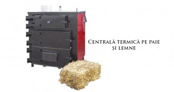 Centrală termică pe paie și lemne