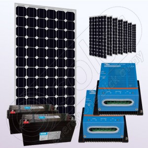 Kit fotovoltaic monocristalin rezidenţial cu opt panouri solare unicristaline
