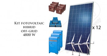 Kit fotovoltaic hibrid off-grid prețuri