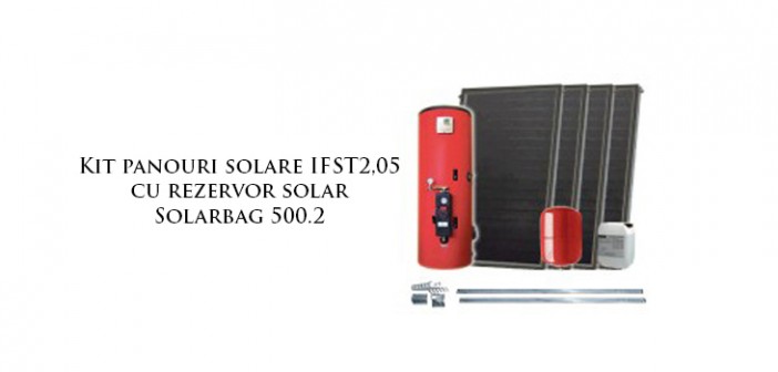 Kit panouri solare IFST2,05 cu rezervor solar Solarbag 500.2
