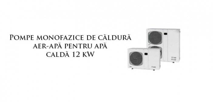 Pompe de caldura aer-apa IHAW 12 kW pentru incalzire si apa calda monofazice 230 V