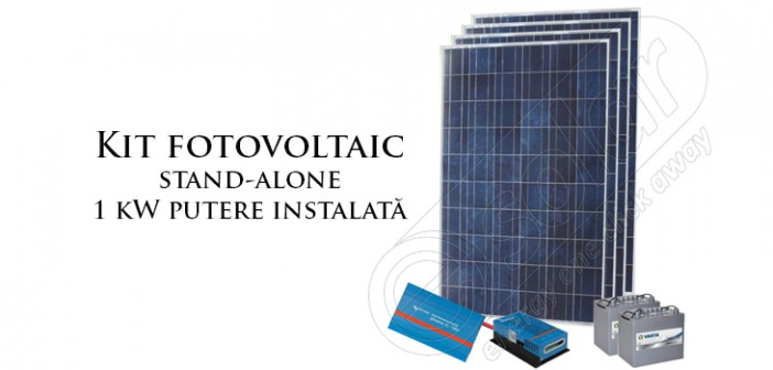 Kit fotovoltaic stand-alone preț accesibil