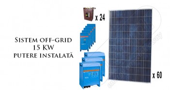 Sistem off-grid 15 KW putere instalată