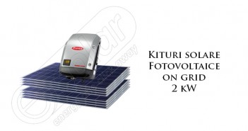 Kituri solare fotovoltaice on grid 2 kW