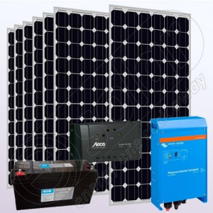 Kit fotovoltaic stand-alone cu invertor