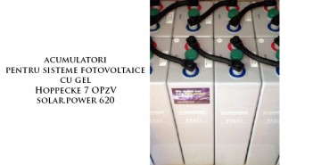 Acumulator solar fotovoltaic cu gel Hoppecke 7 OPzV solar.power 620 de calitate