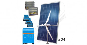Sistem fotovoltaic cu eoliană 8KW preț