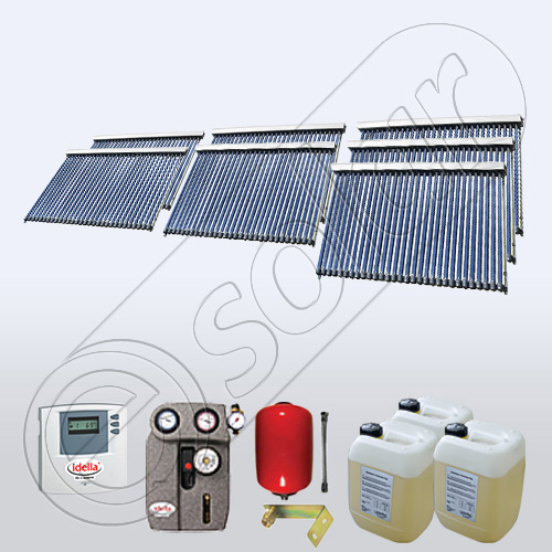Kit De Panouri Solare Pentru Apa Calda Pentru Duplexuri Pret Avantajos