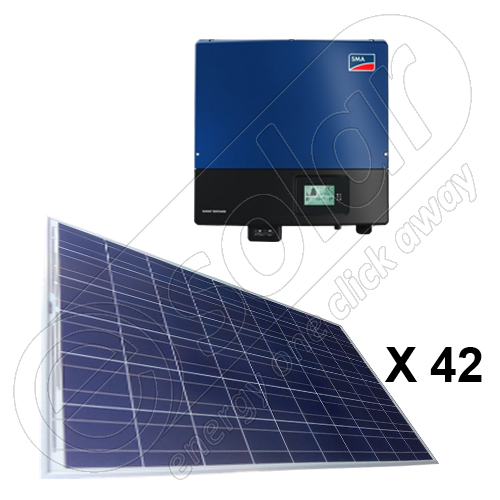 Sistem Solar 10 5 Kw Putere Instalata De Panouri Fotovoltaice On Grid Certificate Cu Invertor Sma Trifazat Pret Mic