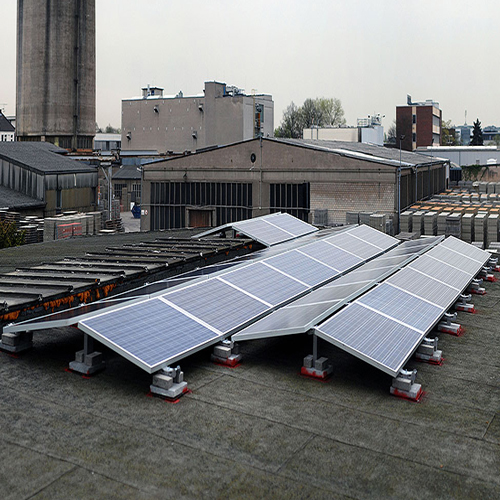 Sistem De Montaj Pentru 6 Panouri Solare De 1 5kw Putere Instalata Pentru Acoperis Plan Asigura Fixarea Corespunzatoare A Panourilor Fotovoltaice La Pret Premium
