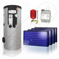 Set ISMO 4x1-200.2BIN panouri solare plane cu boiler all in one, Panouri solare plane la set cu boiler all in one 200 litri, Panouri solare plane cu boiler all in one Idella Smarty One