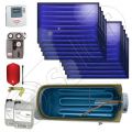 Panouri solare plane si boiler orizontal la pret avantajos, Set panouri solare plane si boiler termoelectric 500 litri, Set panouri solare plane cu boiler orizontal ISMO 10x1-500.1BSH
