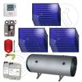 Set panouri solare plane si boiler orizontal termoelectric 1000 litri, Panouri solare plane la set cu boiler orizontal ISMO 14x1-1000.2BMH, Pachet Idella Smarty One panouri solare plane si boiler orizontal 1000 litri