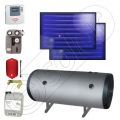 Set panouri solare plane si boiler orizontal termoelectric ISMO 2x1-100.2TEH, Pachet panouri solare plane si boiler termoelectric orizontal 100 litri, Pachet ISMO panouri solare plane si boiler orizontal termoelectric