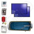 Set panouri solare plane cu boiler termoelectric ISMO 2x1-120.1TEH, Panouri solare plane la set cu boiler orizontal 120 litri, Pachet panouri solare plane si boiler ISMO 2x1-120.1TEH