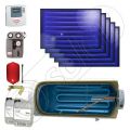 Set Idella Smarty One panouri solare plane si boiler termoelectric, Set panouri solare plane si boiler orizontal 300 litri, Pachet panouri solare plane si boiler ISMO 5x1-300.1BSH