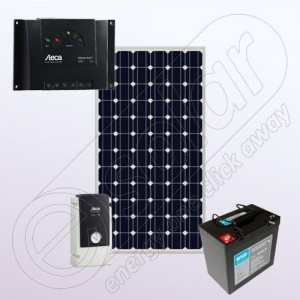 Kit fotovoltaic monocristalin cu invertor pentru independenţă energetică