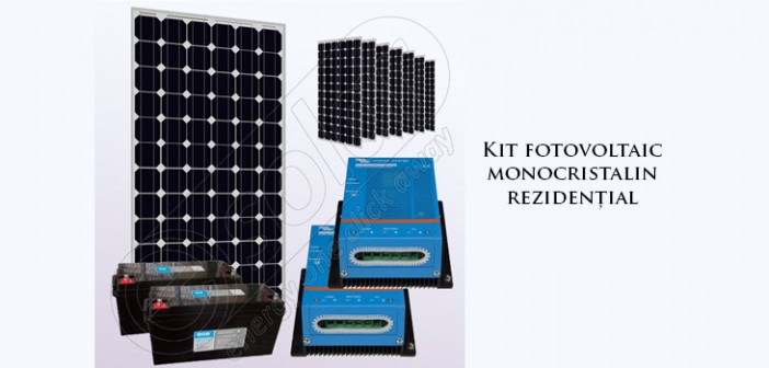 Kitul monocristalin fotovoltaic rezidențial