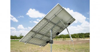 Celule solare fotovoltaice instalate pe trackere Orizont Uno 0.9 KWp