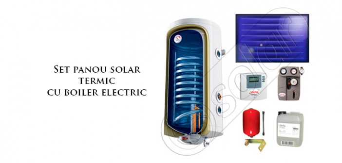 Panouri solare ISMO la set cu boiler electric