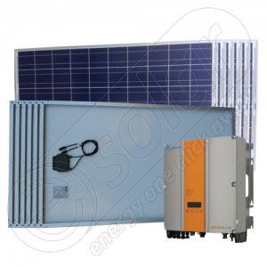 Kit fotovoltaic 3 kW racordat la rețea