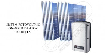 Sistem fotovoltaic on-grid 4 kW de rețea