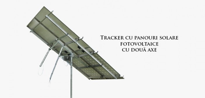 Tracker cu panouri solare fotovoltaice ieftin
