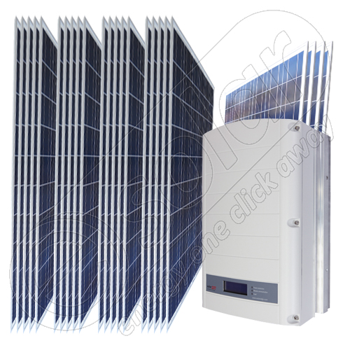 Panouri solare pentru curent electric de 6 KW SE 5000-EUR pentru ...
