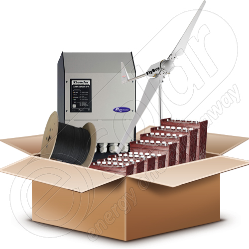Eoliana 3 Kw 5 Sistem eolian complet cu productie de energie de 3kW cu montaj ...