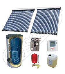 Panou solar ieftin cu tuburi vidate si boiler cu o serpentina, Panou solar china Solariss Iunona, Panouri solare China cu boiler monovalent de 300 litri