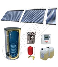 Panouri SIU 1x10-2x30-750.1BM, Pachet panouri solare cu tuburi vidate, Panouri solare cu tuburi vidate cu boiler solar