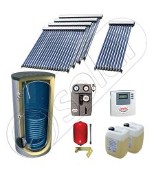 Panouri cu tuburi vidate SIU 1x10-4x20-1000.1BM, Pachet panouri solare cu tuburi vidate import China, Panouri solare cu tuburi vidate cu boiler solar