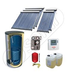 Set panouri solare cu tuburi vidate fabricate in China, SIU 2x10-3x20-1000.1BM pachet panouri solare cu tuburi vidate, Panouri solare cu boiler solar import China