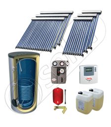 Set panouri solare cu tuburi vidate fabricate in China, Pachet panouri solare import China cu boiler solar, SIU 3x10-3x20-750.1BM panouri solare cu tuburi vidate si boiler