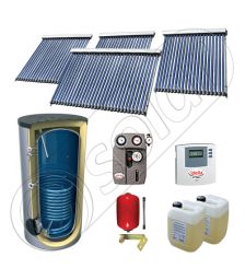 SIU 3x20-1x30-1000.1BM panouri solare cu tuburi vidate si boiler, Set panouri solare cu tuburi vidate fabricate in China, Pachet panouri solare import China cu boiler solar