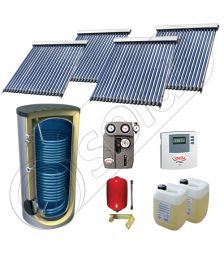 Panouri solare import China cu boiler solar, Set panouri solare cu tuburi vidate fabricate in China, Set panouri solare cu tuburi vidate si boiler SIU 4x20-1000.2BM
