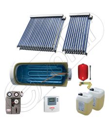 Instalatie solara cu tuburi vidate si boiler import China SIU 2x10-2x20-750.1BMH, Colectoare solare cu tuburi vidate fabricate in China, Instalatii solare pentru apa calda cu boiler solar