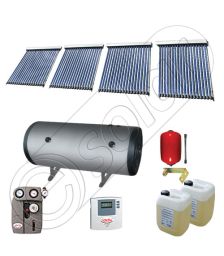 Pachet colectoare solare cu tuburi vidate si boiler pentru apa menajera SIU 4x18-1000.2BMH, Instalatii solare cu tuburi vidate fabricate in China, Set colectoare solare pentru apa calda cu boiler solar