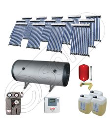 Colectoare solare cu tuburi vidate fabricate in China, Instalatie solara cu tuburi vidate si boiler import China SIU 14x10-1500.2BMH, Instalatii solare pentru apa calda cu boiler solar