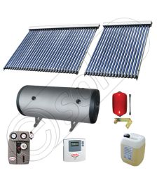 Panouri solare ieftine cu boiler bivalent de 400 litri, Pachet cu panou solar cu tuburi vidate, Instalatii solare pentru apa calda Solariss Iunona