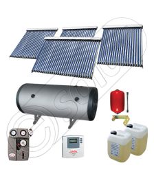 Panouri solare vidate cu boiler solar la pret rezonabil, Instalatie solara cu tuburi vidate cu boiler orizontal SIU 3x20-1x30-1000.2BMH, Set colectoare solare cu boiler pentru apa calda tot timpul anului