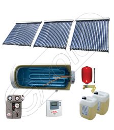Panouri solare Solariss Iunona, Panou solar cu tuburi vidate si boiler  cu o serpentina, Instalatii presurizate ieftine pentru apa calda