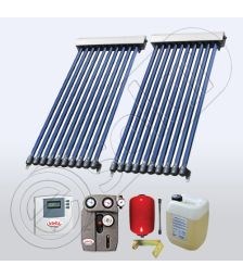 Set panouri solare cu 10 tuburi vidate, Pachet cu panou solar cu tuburi vidate, Panouri cu tuburi vidate pentru apa calda SIU 2x10