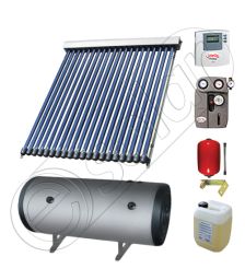 Set panouri solare ieftine cu boiler de 200 litri si doua serpentine, Instalatii panouri solare Solariss Iunona, Pachet cu panou solar apa calda tot anul