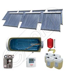 Set Solariss Iunona panouri solare cu boiler, Pachete colectoare solare cu tuburi vidate si boiler, Instalatii solare fabricate in China SIU 7x20-1500.1BMH