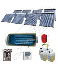 Set panouri solare ieftine cu boiler fabricate in China, Colectoare solare China Solariss Iunona, Instalatie cu panouri solare China cu tuburi vidate SIU 8x20-1500.1BMH