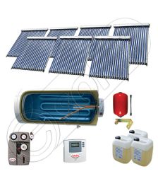 Seturi colectoare solare cu tuburi vidate si boiler, Panouri solare cu tuburi vidate import China, Set colectoare solare pentru apa calda SIU 7x18-1500.1BMH