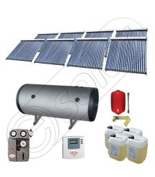 Set panouri solare si boiler pentru apa calda SIU 8x22-1500.2BMH, Pachet colectoare solare cu boiler solar, Instalatii solare cu tuburi vidate fabricate in China